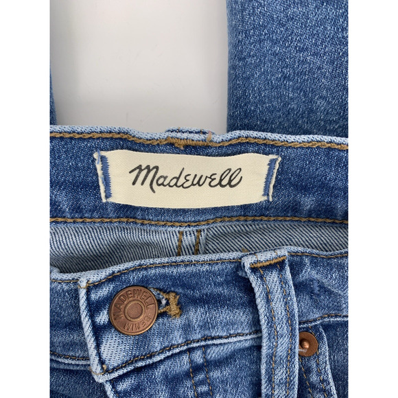 Madewell CALI DEMI-BOOT Jean Women's Size 25 x 27 Medium Wash High Rise - Picture 10 of 14